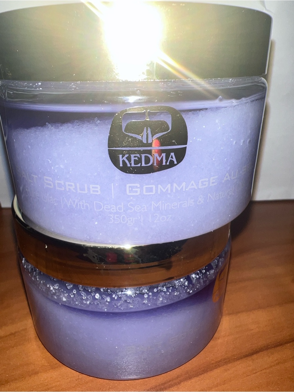 Purple Exfoliating Body Scrub - Nourishing Bath Treatment